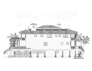Right Elevation of Home