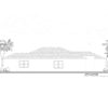 House Plan Left Elevation VIew