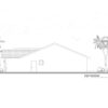 House Plan Right Elevation View