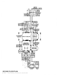 Large Second Floor Home Floor Plan