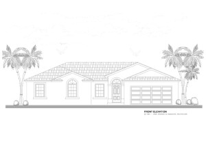 House Plan Front Elevation View