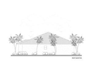 Right Elevation View of House
