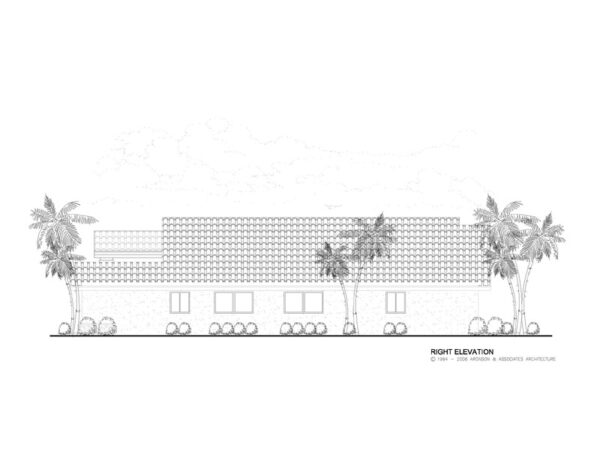 Right Elevation of House