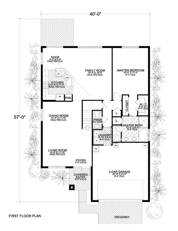 First Floor Home Plan