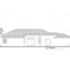 Home Plan Left Elevation VIew
