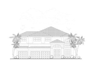 Front View of Home Plan
