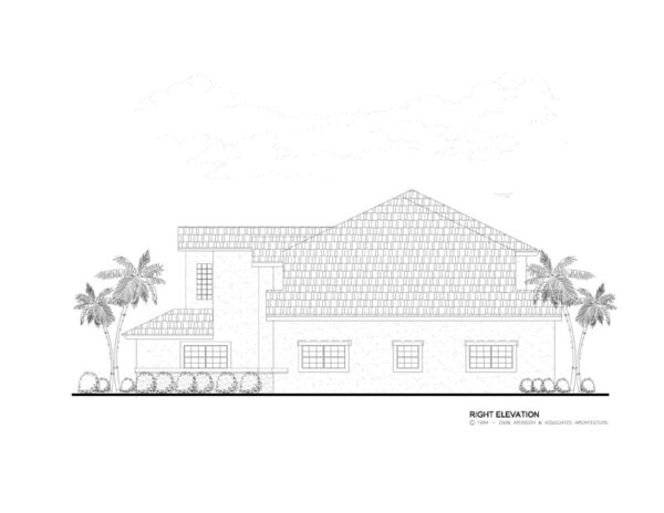 House Right Elevation View