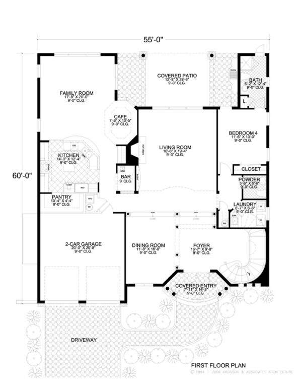 First Floor Plan House Plan