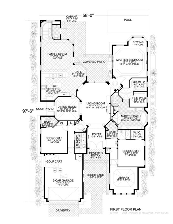 First Floor Plan Home Plan
