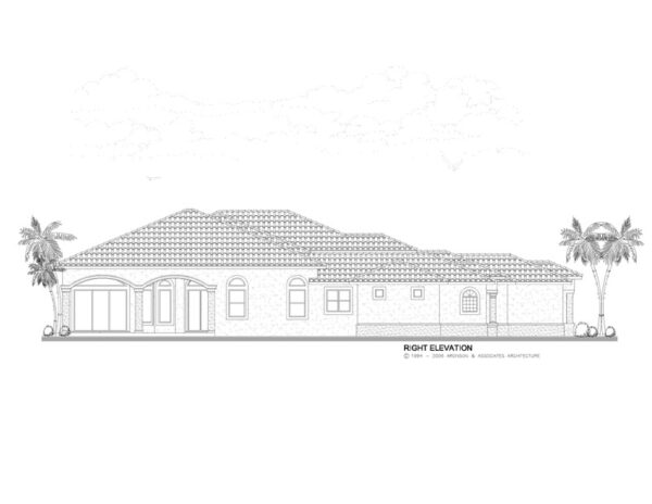 Right Elevation of House