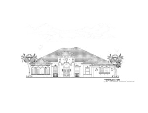 Front Elevation View of Home