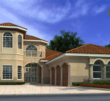 Front View of Home Rendering