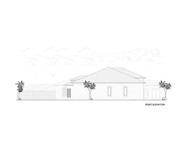 Right Elevation View Plan