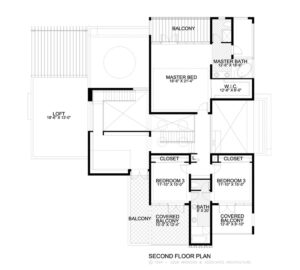 Second Floor Home Plan