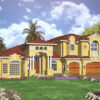 House Plan Rendering Front