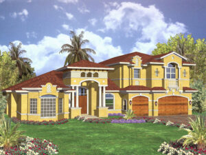 House Plan Rendering Front