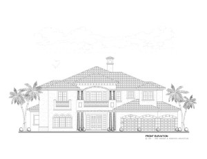 Front Elevation of House View