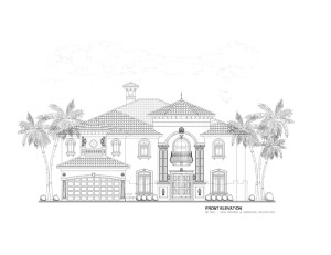 House Front Elevation View