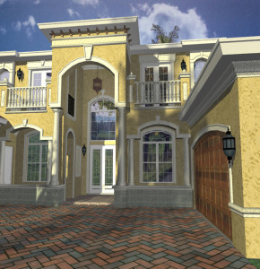 Front of Luxury Home
