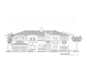 House Front Elevation View