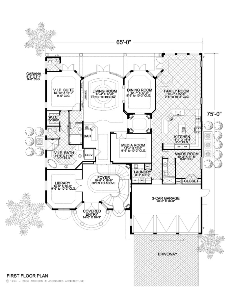 First Floor House Plan