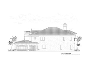 Right Elevation View House Plan