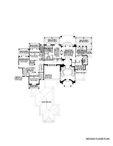 Large Second Floor House Plan